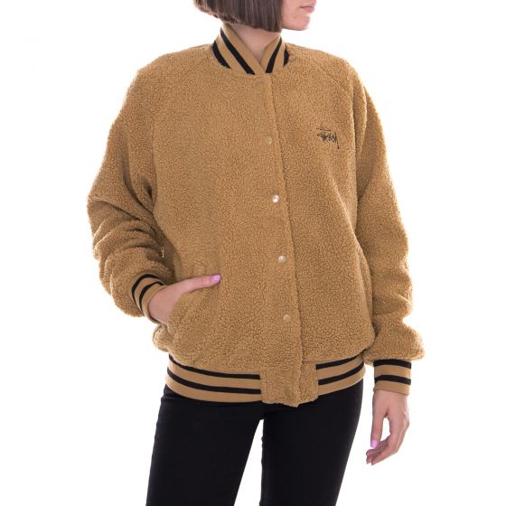 stussy micah varsity jacket