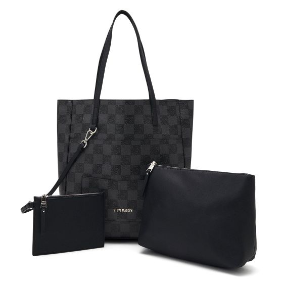 Steve Madden izumi multi bag tote with phone case and crossbody in black, Saint  Laurent Mombasa Handbag 237330