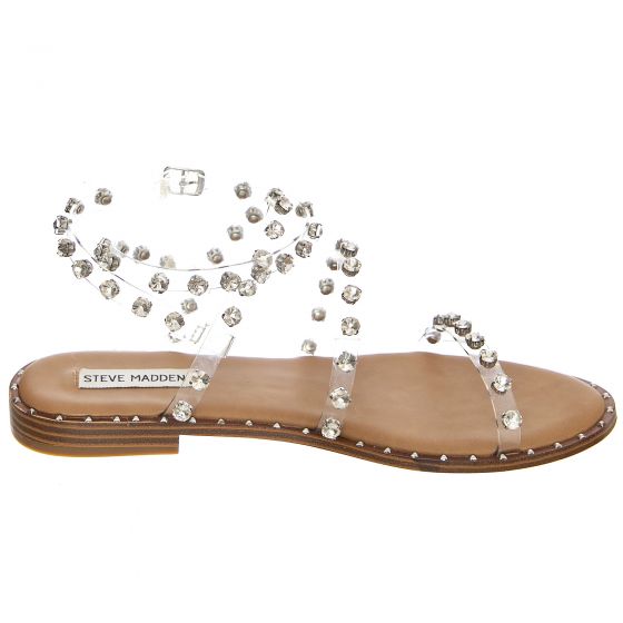 Steve madden on sale transparent sandals