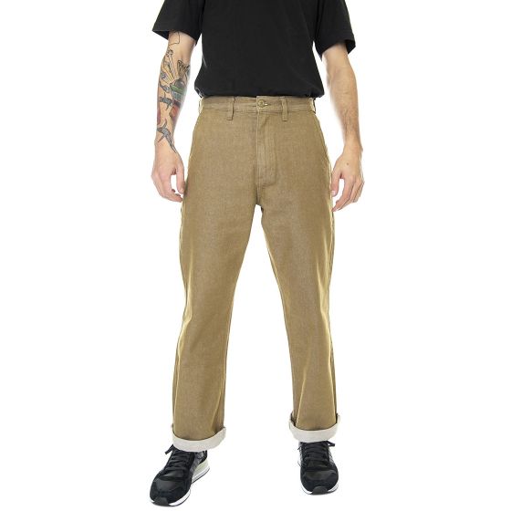 Vans Mens Gilbert Crockett Authentic Chino Loose Nutria Denim Jeans Pants Buy on Londonstore