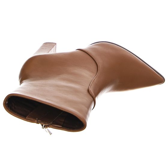Steve Madden Womens Negotiate Cognac Leather Boots Buy on Londonstore