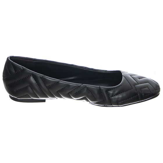 Qupid Black Flat Ballet Shoes