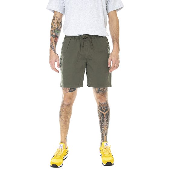 Vans Range Relaxed Elastic Bermuda Uomo Verdi Grape Leaf