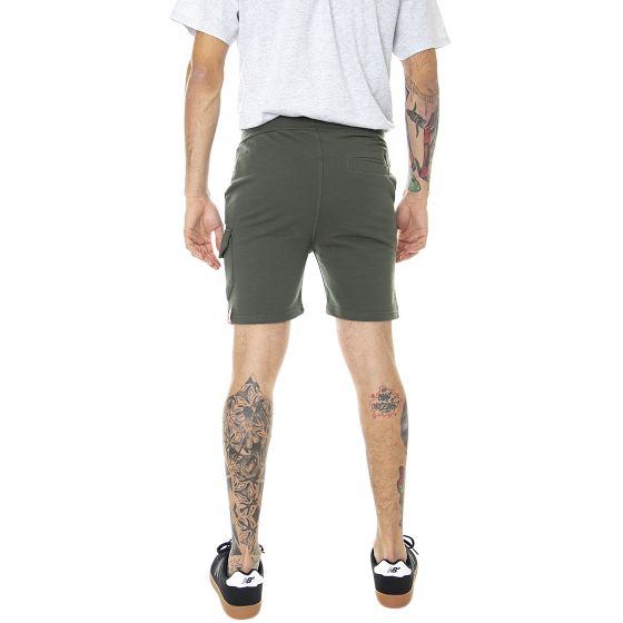 Alpha Industries Mens Terry Dark Olive Shorts | Buy on
