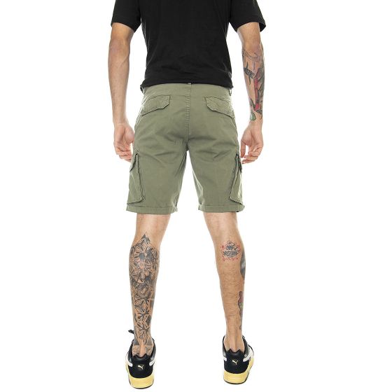 Pantaloni Corti Uomo Pantaloncini Cargo Verdi Lyle Scott Wembley