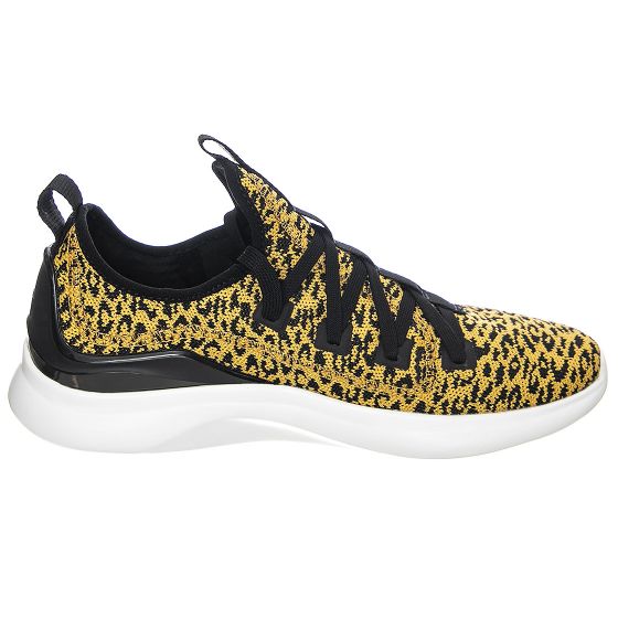 Factor Scarpe Stringate Profilo Basso Uomo Gialle Nere Animal Bianche