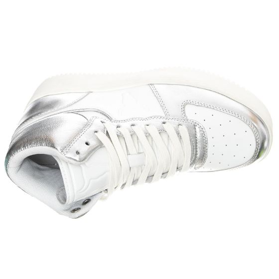 Windsor Smith Thrive Scarpe Stringate Profilo Alto Donna Bianche