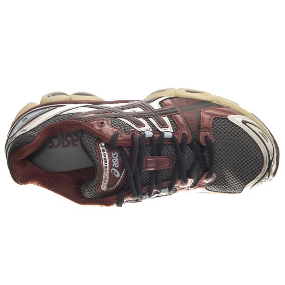Gel Nimbus 9 Truffle Grey Dark Cherry Scarpe Profilo Basso Uomo Multicolore