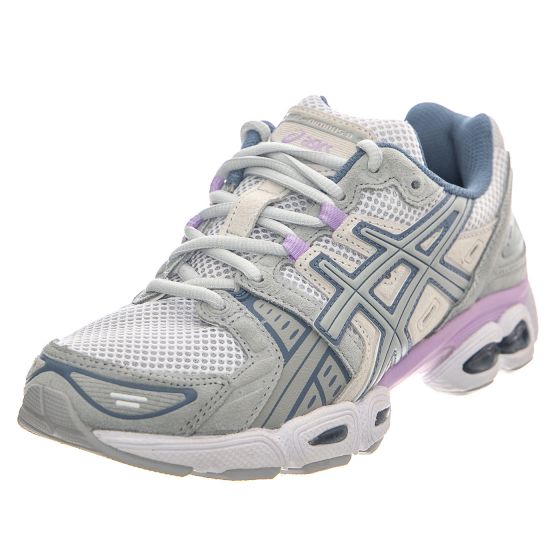 Gel Nimbus 9 White Mid Grey Scarpe Profilo Basso Uomo Multicolore