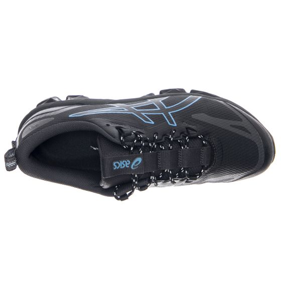 Gel Quantum 360 VII Black Azul Blue Scarpe Stringate Profilo Basso Uomo Nere