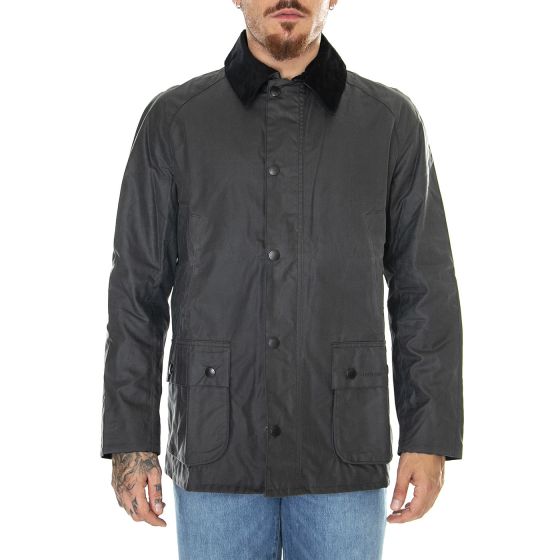 Barbour Ashby Wax Shirt Jacket - Grey