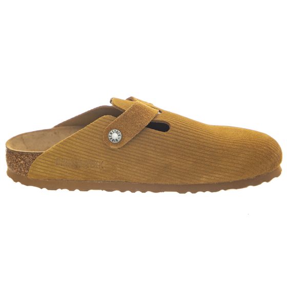 Boston Corduroy Cork Brown Suede Leather Sandali Donna Marroni
