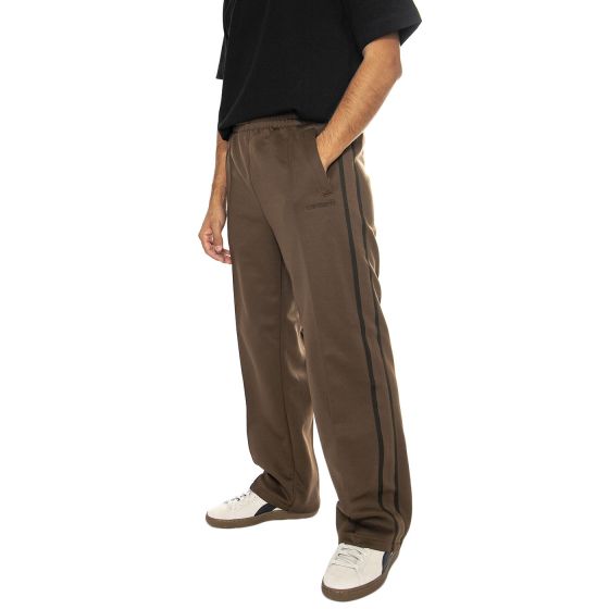 Bolan Sweat Pant Chocolate Tobacco Pantaloni in Velluto Uomo Marroni