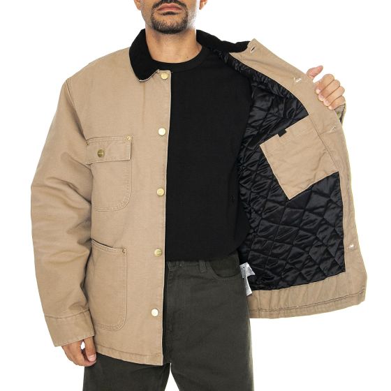 OG Chore Coat Peanut / Black aged canvas