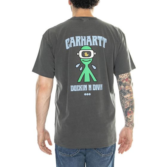 ★2024SS新作★CARHARTT★S/S DUCKIN T-SHIRT carhartt-duckin-t-shirt-black-