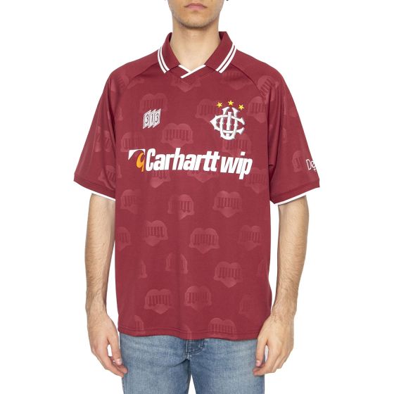 S/S Hartt Äôs Football T-Shirt Heart Train Jacquard, Mulberry
