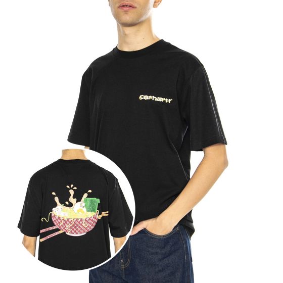 S/S Noodle Soup T-Shirt Black