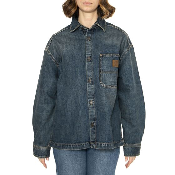 W' Lovilia Shirt Jac Blue - Camicia / Giacca Donna Denim W' Lovilia Shirt Jac Blue - Camicia / Giacca Donna Denim