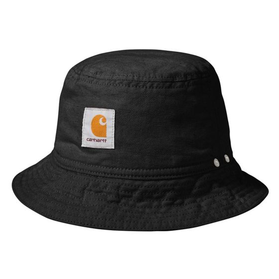 Walter Bucket Hat Black rinsed Cappello da Pescatore Nero