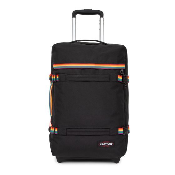 TransitR S Color Band Rainbow Valigia Trolley Nera