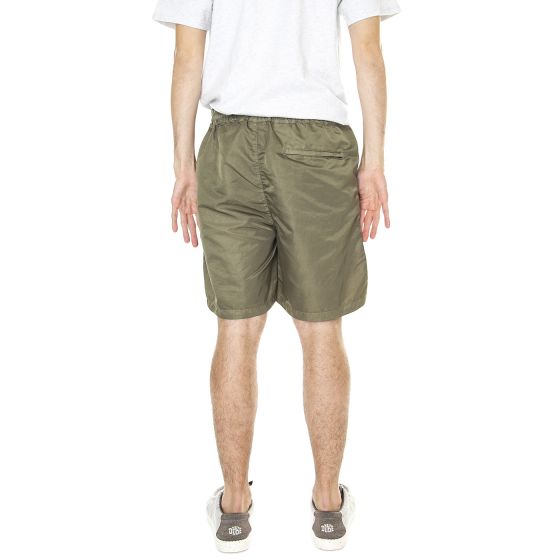 M Go Washed Nylon Shorts Green