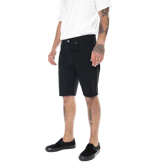 405 Standard Shorts All Black Bermuda Denim Jeans Uomo Neri