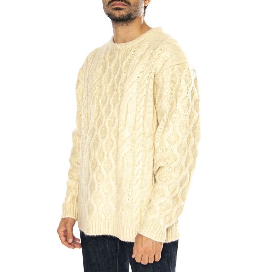 Battery Crewneck Sweater Parkside Cable Neutral