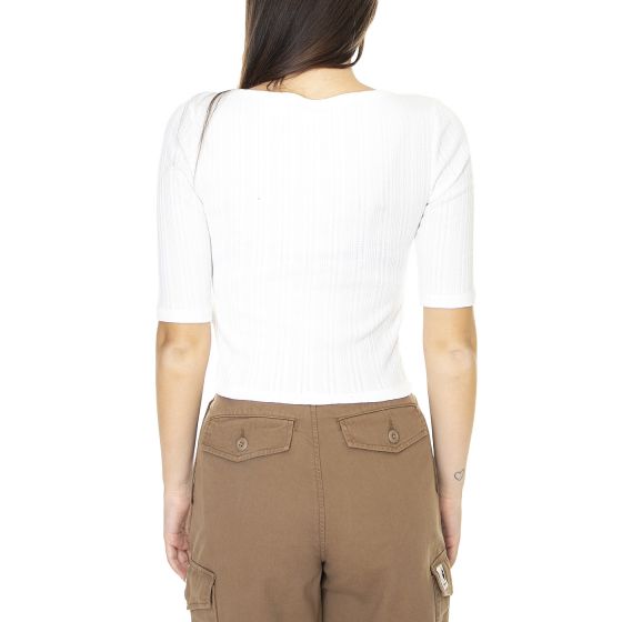 Dry Goods Pointelle Top - Top Donna Bianco