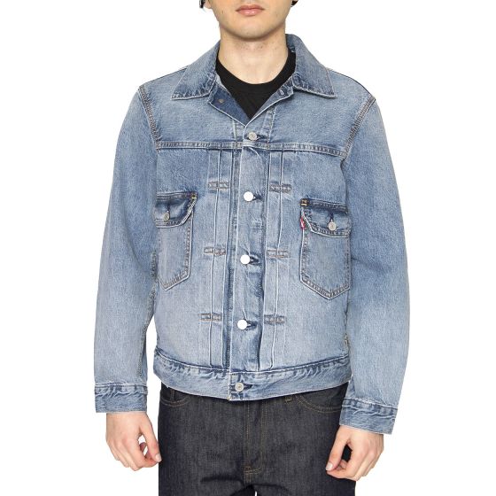 Type Trucker Blue Sky Selv Giacca Denim Jeans Uomo Blu