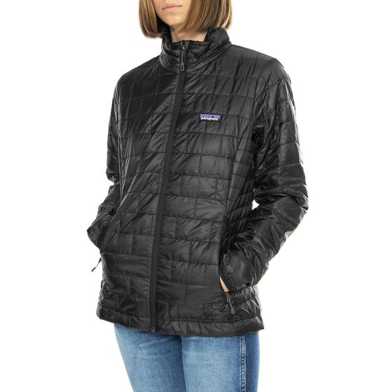W s Nano Puff Jkt BLK Giacca Donna Nera