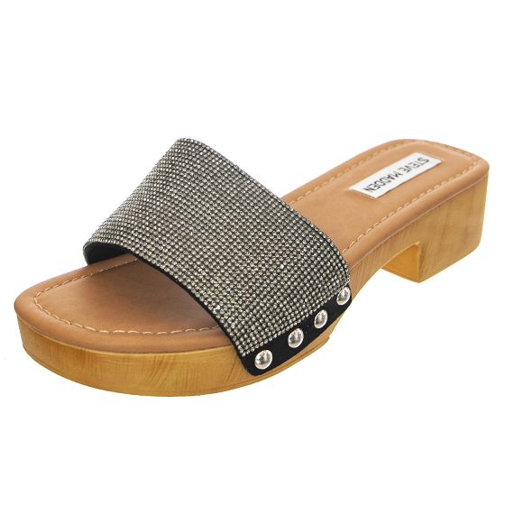 W Adaze Black Pewter Sandals