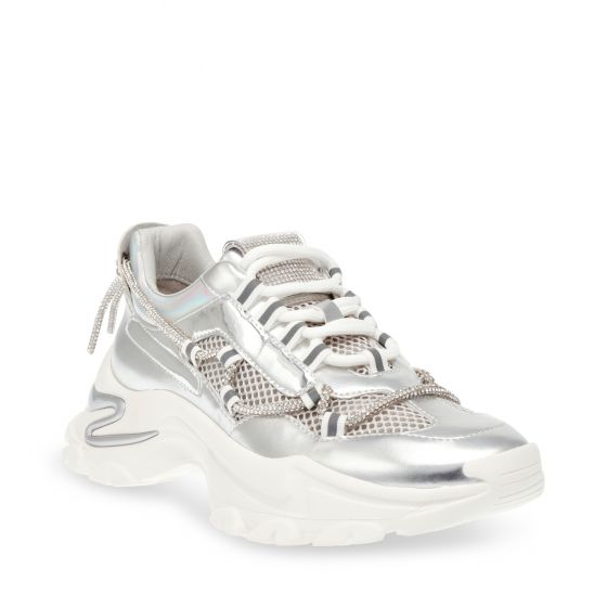 Miracles Silver White Scarpe Stringate Donna Multicolore