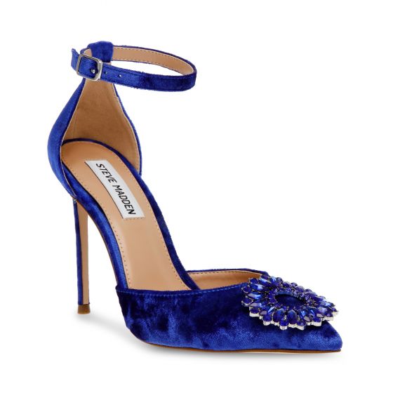 Steve madden hot sale velvet sandals