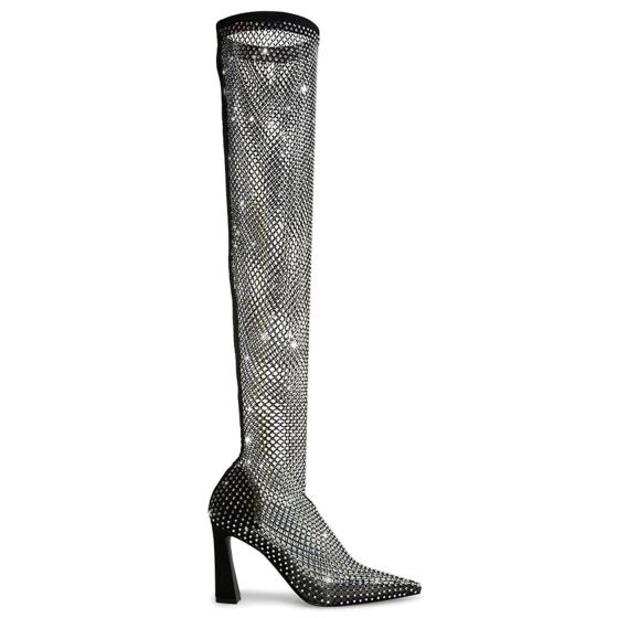 Steve madden hotsell catwalk rhinestone boots