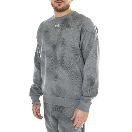 Felpa under armour uomo grigio on sale