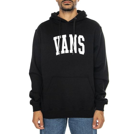 Vans Arched Pullover Black Felpa con Cappuccio Uomo Nera