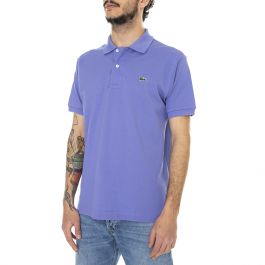 purple and white lacoste shirt