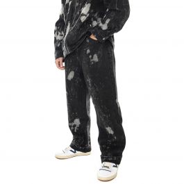 WASTED PARIS Casper Pant Exit Bleach Black / Grey - Pantaloni Denim Jeans  Uomo Neri / Multi