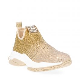 Steve madden gold slip cheap on sneakers