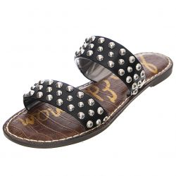 SAM EDELMAN-Womens Gianetta Black / Texas Eagle Sandals-SESGIANET-H6058L1001