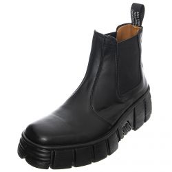 New Rock-Womens M-Wall007Asa-C1 Boots - Negro - Stivali alla Caviglia Donna Neri-NRSM-WALL007ASA-C1