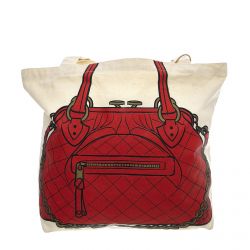 MY OTHER BAG-Scarlett Shopping Bag - White / Red - Borsa Bianca / Rossa-MMASCARLETT