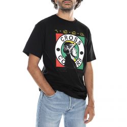 CROSS COLOURS-Snoop Dogg Graphic T-Shirt - Black - Maglietta Girocollo Uomo Nera-CLCC10017SNG-BLA