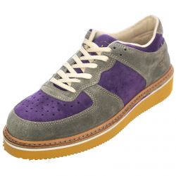 ORIGINAL GRADE-Mens Time Out Low Purple / Green Shoes-OGSTIMELOW0003