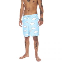 Lazy Oaf-Mens Sky The Limit Multicoloured Swim Shorts-LOW50009SWM-BLUE