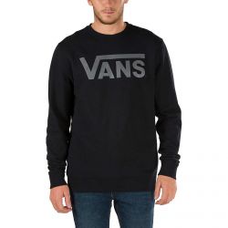 Vans-Mens Classic Black / Pewter Crew-Neck Sweatshirt-V00YX0HR0
