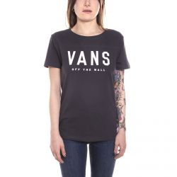 Vans-Womens Double Fortune Phantom Black T-Shirt-VA31PJ6RJ