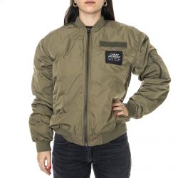 Cheap Monday-Ultimate Bomber Jacket - Green - Giacca Invernale Donna Verde-044153540202