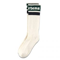 DR.MARTENS-Athletic Logo Socks - Egret / Green / Navy Blue - Calzini Multicolore-DMCAC681113
