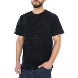 DR.MARTENS-Mens Tattoo Print Black T-Shirt-DMCAC689003